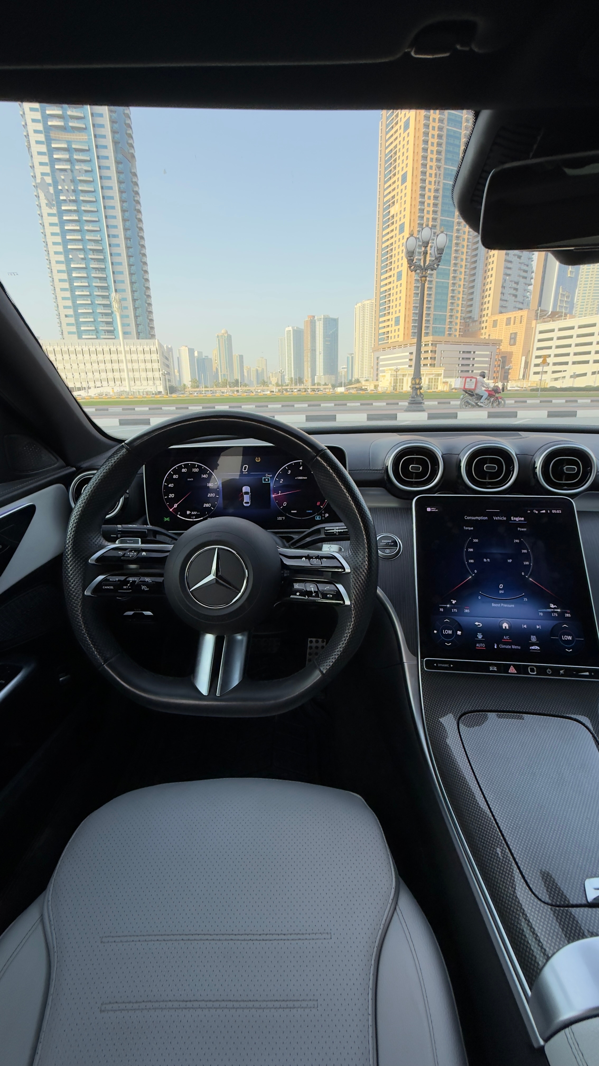 Black Mercedes Benz C300 4Matic 2023